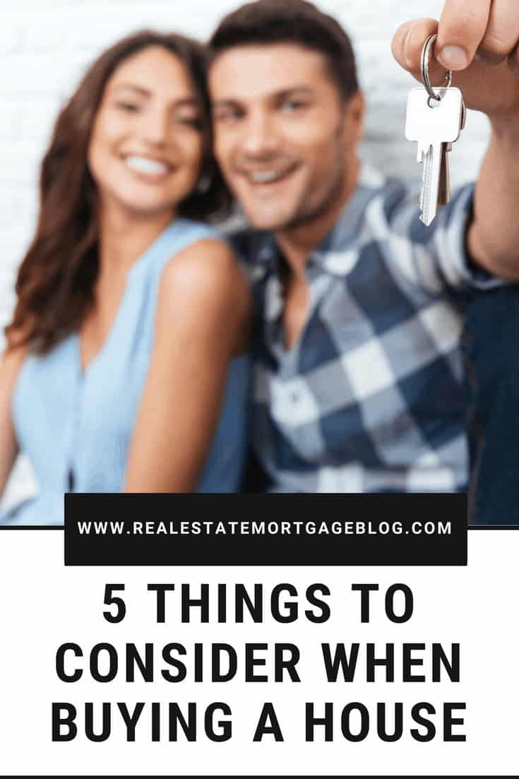 Things to Consider When Buying a House