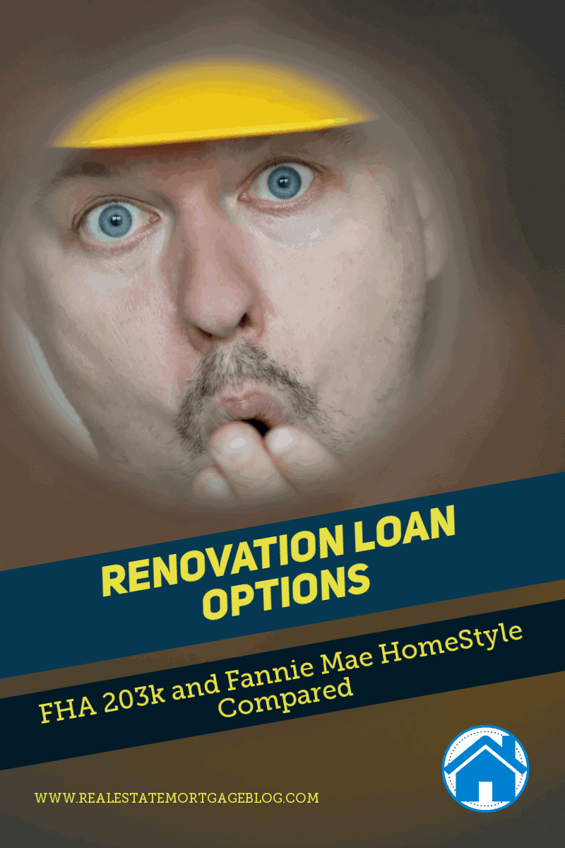 Renovation Loan Options: FHA 203k and Fannie Mae HomeStyle